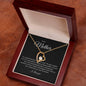 Forever Love Single Heart mother black background