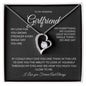 Forever Love Single Heart Girlfriend Black Background