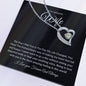 Forever Love Single Heart Wife black blackground