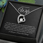 Forever Love Single Heart Wife black blackground