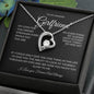 Forever Love Single Heart Girlfriend Black Background