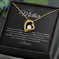 Forever Love Single Heart mother black background
