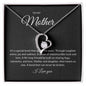 Forever Love Single Heart mother black background