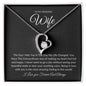 Forever Love Single Heart Wife black blackground