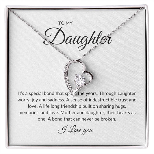 Forever Love Single Heart Daughter