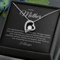 Forever Love Single Heart mother black background
