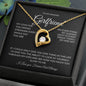 Forever Love Single Heart Girlfriend Black Background