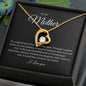 Forever Love Single Heart mother black background
